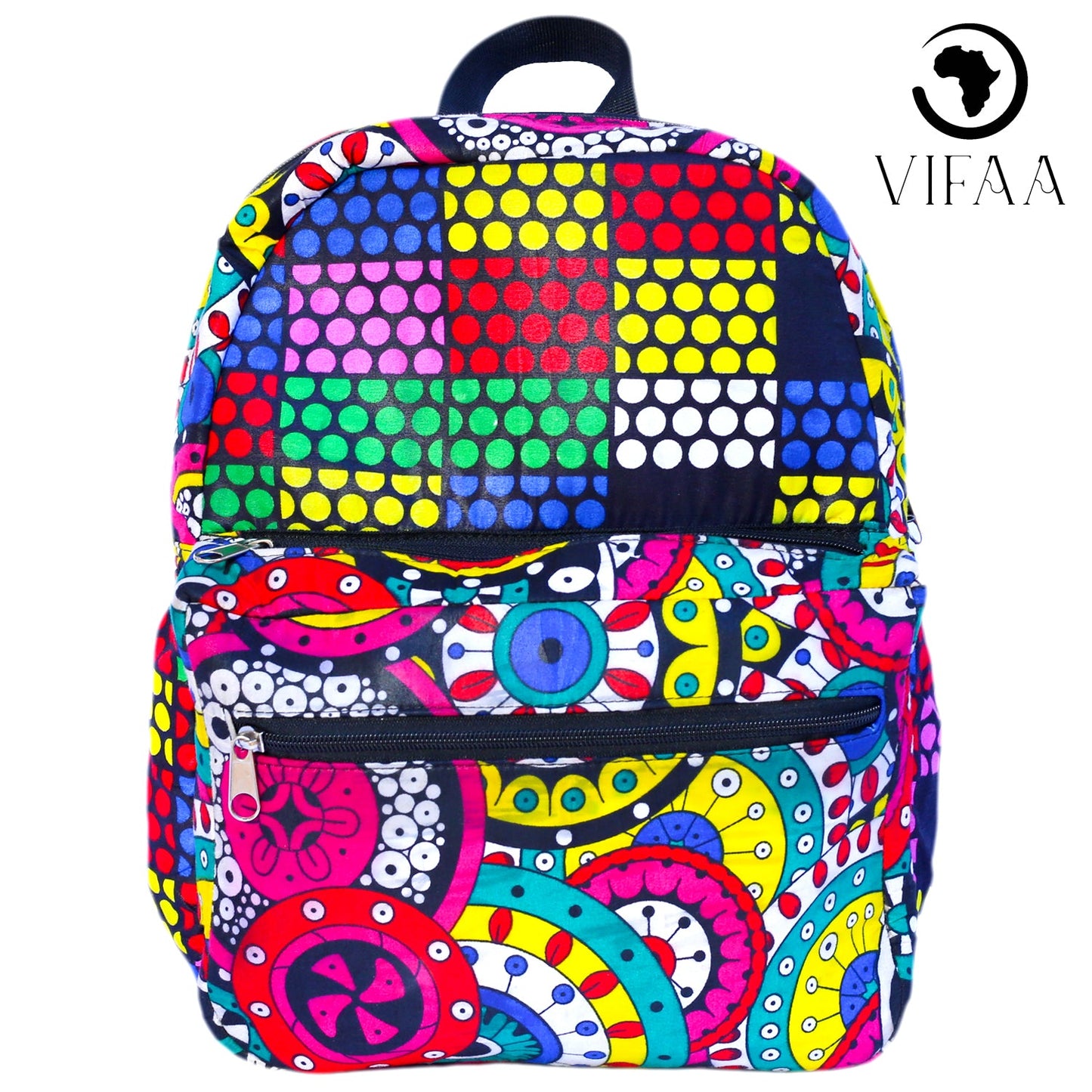 Backpack Kitenge - Medium Plus 4