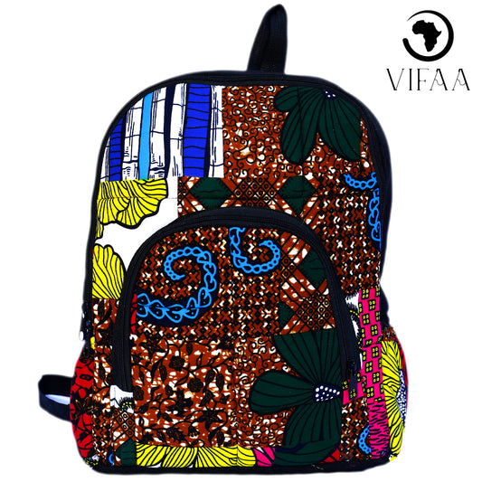 Backpack Kitenge - Medium Plus 1